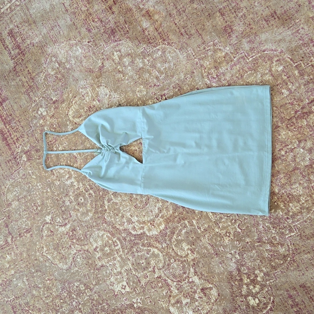 by the way. Strappy Halter Mini Dress
